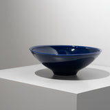 寺内信二 / 17.ルリ釉 渕立手作りボウル φ22.7 (一点物) - HULS GALLERY TOKYO | 現代工芸ギャラリー