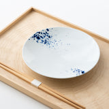 吹墨 皿 φ180mm