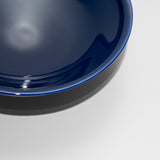 寺内信二 / 17.ルリ釉 渕立手作りボール φ22.7 (一点物) - HULS Gallery Tokyo