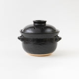 黒釉 ご飯土鍋 3.0合(佐賀県有田)