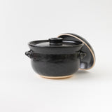 黒釉 ご飯土鍋 3.0合(佐賀県有田)