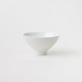 白磁千段 丸高台飯碗(大) - HULS GALLERY TOKYO | 現代工芸ギャラリー