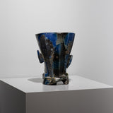 馬場隆志 / 窯変蒼花入(一点物)