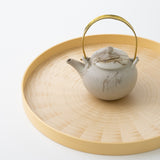 <transcy>Teapot Patterned with Fired Seaweeds</transcy>