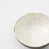 伊藤成二 / 麻の葉紋 銀彩茶杯(中)焦茶色