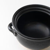 黒釉 ご飯土鍋 1.5合(佐賀県有田)