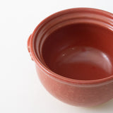 赤楽 ご飯土鍋 1.5合(佐賀県有田)