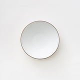鎬 白磁ブラスト Bowl/S ふち錆あり