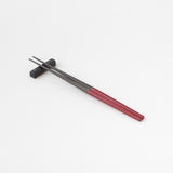 特上箸 日本うさぎ 赤