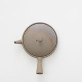 <tc><transcy><transcy>Seiji Ito / </transcy>Gray Flat Teapot (L)</transcy></tc>