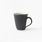 熊本千治 / 黒唐津粉引鎬マグ