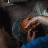 伊藤成二 / 朱泥 極平型急須(大)