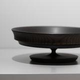 <transcy>Sinafu Footed Dish 7.0 / Hotei (Smoke Grey)</transcy>