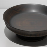 <transcy>Sinafu Footed Dish 7.0 / Hotei (Smoke Grey)</transcy>