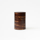 素筒 茶筒(大)無地皮