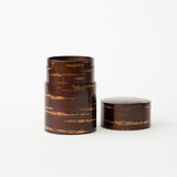 素筒 茶筒(大)無地皮