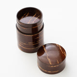 素筒 茶筒(大)無地皮