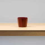 畠中昭一 / 栗の木ぐい呑 古代朱