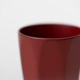 畠中昭一 / 栗の木ぐい呑 古代朱