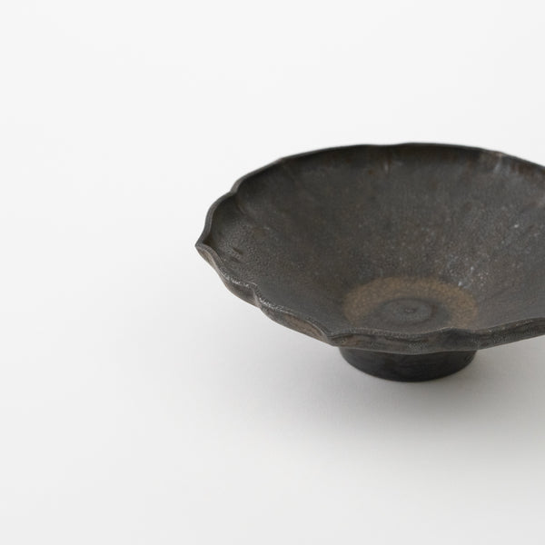 ruirui　玄々斎作　黒釉　稲笠香合　十四代淡々斎極め箱　M　R6990 ruirui様専用 玄々斎作 黒釉 稲笠香合 十四代淡々斎極め箱 M R6990