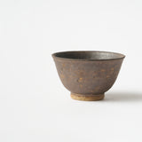 前川淳蔵 / 茶杯 黒金彩 大