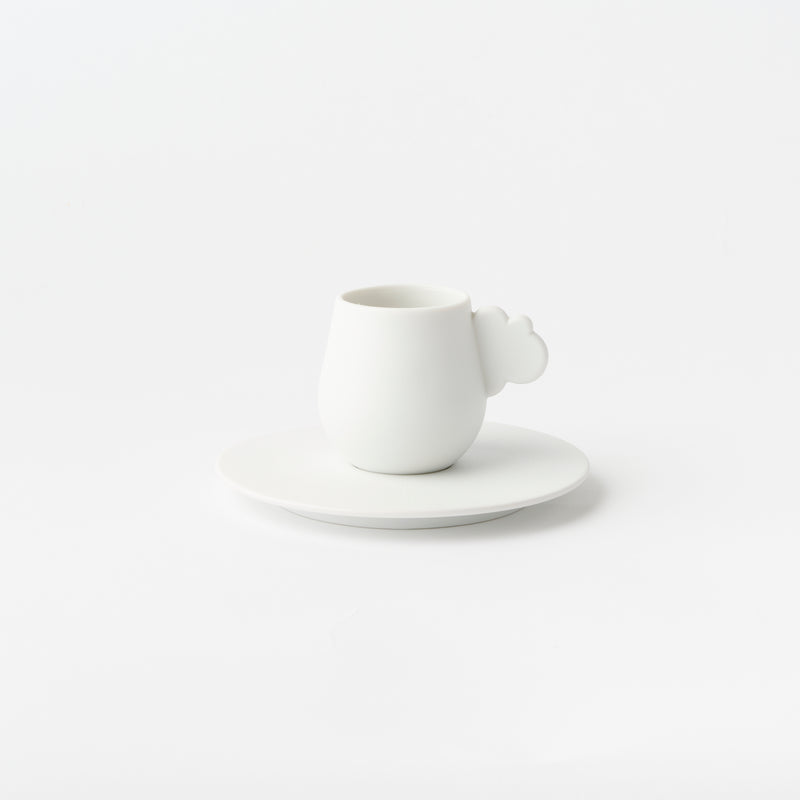 <tc>Cloud Espresso Cup & Saucer / White</tc>
