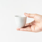 白磁 輪花茶杯