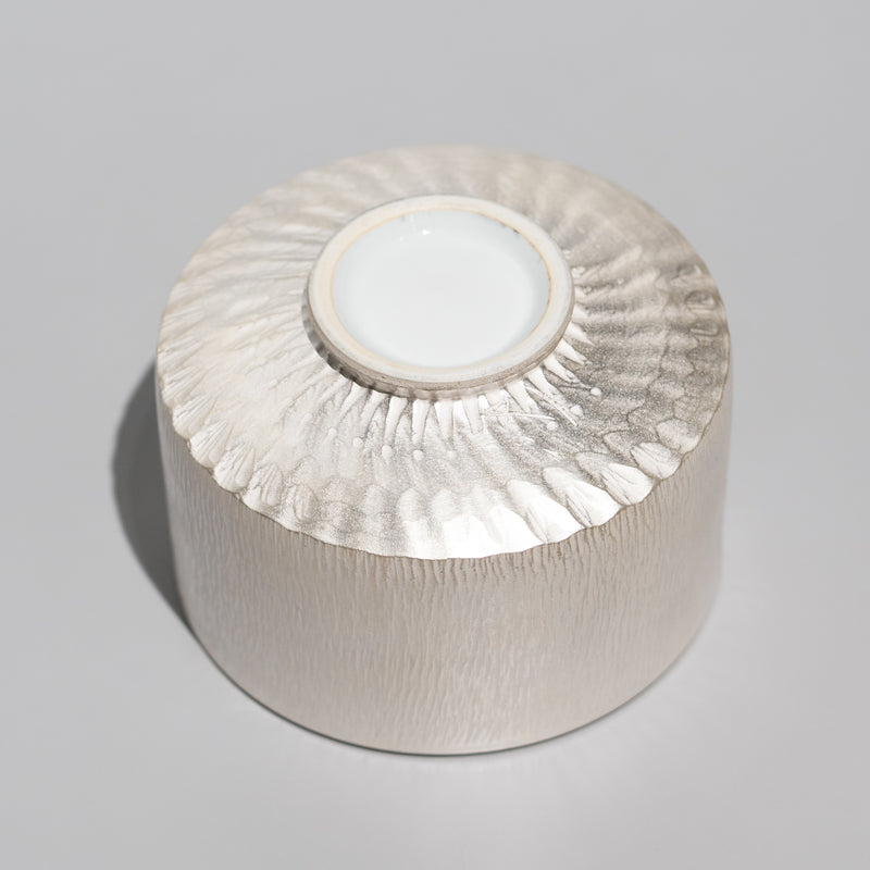 寺内信二 / 本銀彩飛び鉋 手作り抹茶碗（一点物） – HULS GALLERY