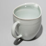 寺内信二 / 白磁飛び鉋 手作り茶海（一点物）