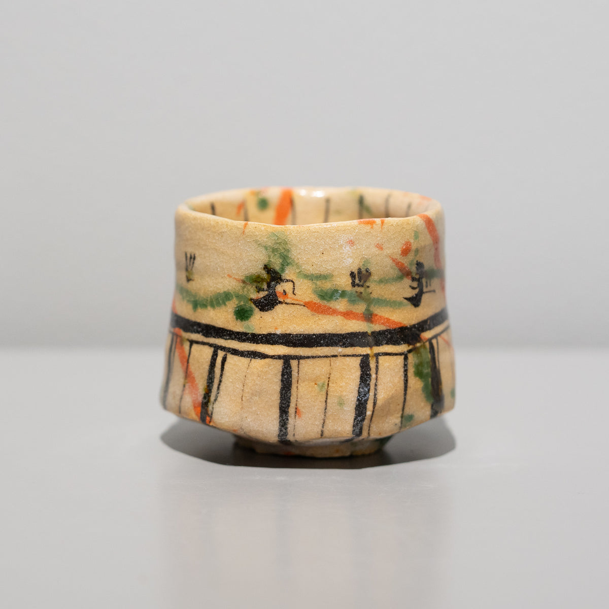 陶芸作品　取手付き酒器(1点もの)　作家:「哲瓶」 陶芸作品 取手付き酒器(1点もの) 作家:「哲瓶」 陶芸作品 取手