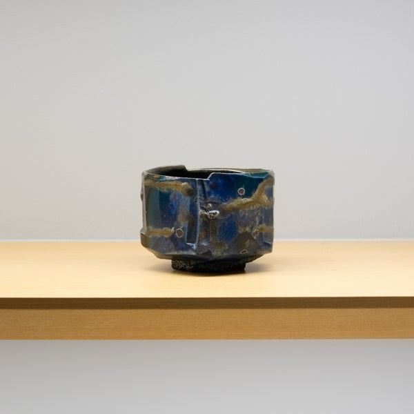 <tc>Takashi Baba / Yohen Blue Tea Bowl</tc>