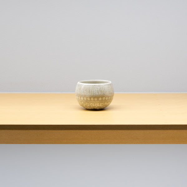 山本英樹 / 硝子釉 三島手 盃 B（一点物）