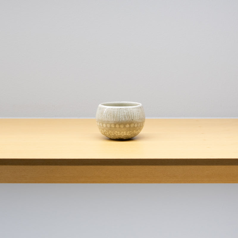 山本英樹 / 硝子釉 三島手 盃 B（一点物）