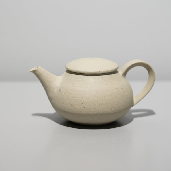 森本仁 / 白花茶壺（一点物）