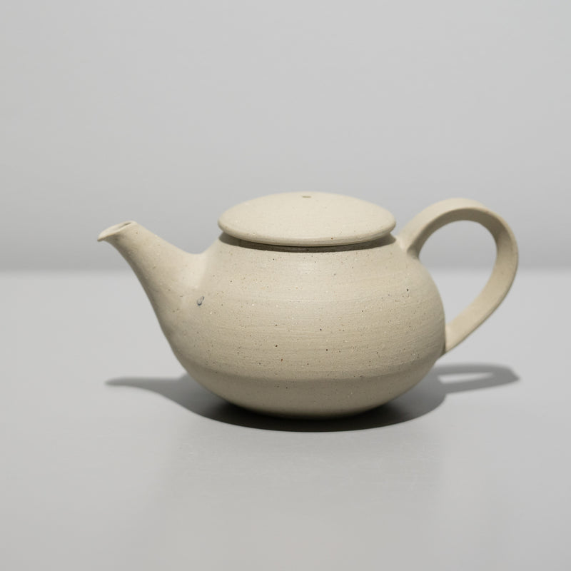 森本仁 / 白花茶壺（一点物）