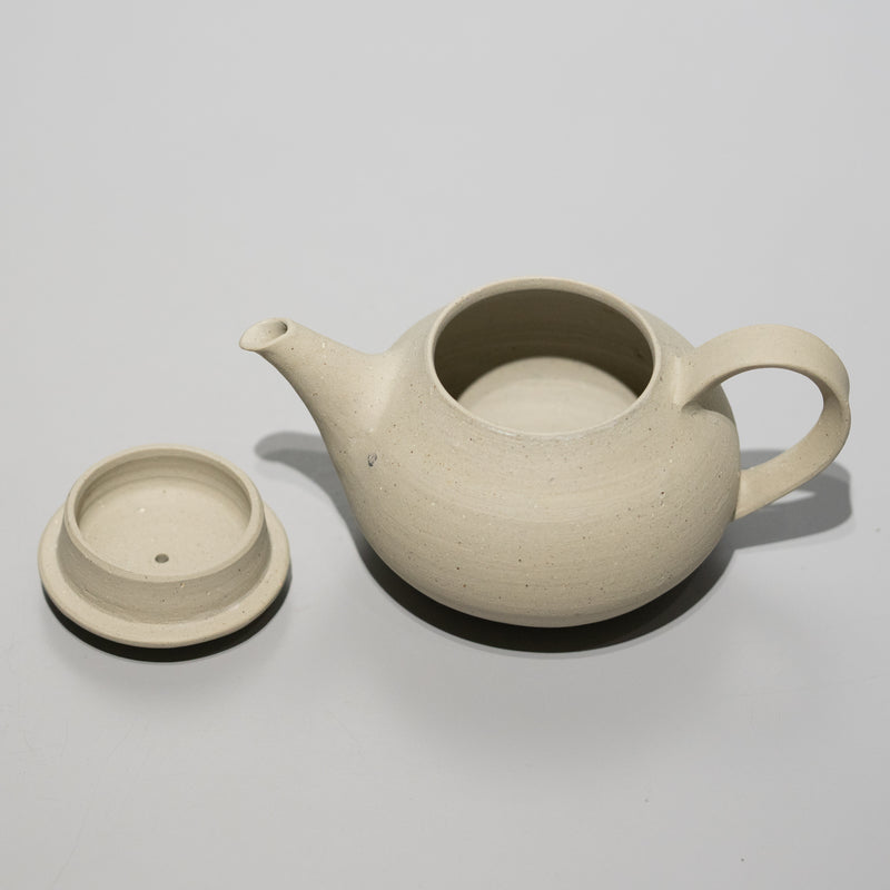 森本仁 / 白花茶壺（一点物）