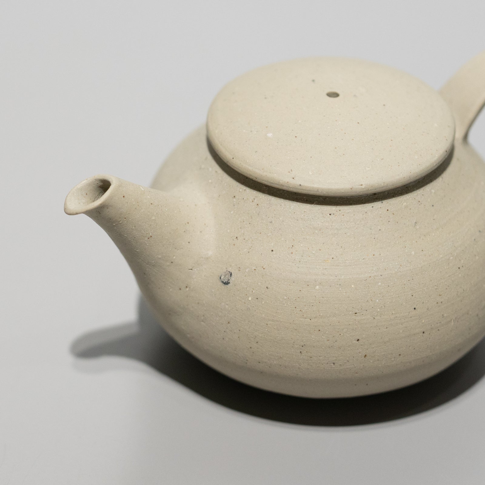 白花茶壺　森本 仁 白花茶壺 森本 仁