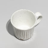 山本英樹 / 粉引 しのぎ マグカップ