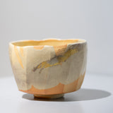 <tc>Hosai Matsubayashi / Tea Bowl Kase Overglaze (Gold and Silver Paint)</tc>