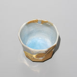 <tc>Hosai Matsubayashi / Sake Cup Geppaku Glaze (Gold Paint)</tc>