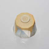 <tc>Hosai Matsubayashi / Sake Cup Geppaku Glaze (Gold Paint)</tc>