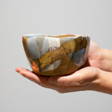 <tc>Hosai Matsubayashi / Tea Bowl Geppaku Overglaze (Gold Paint)</tc>