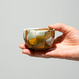 松林豊斎 / 酒呑 青磁釉流シ金彩（一点物）