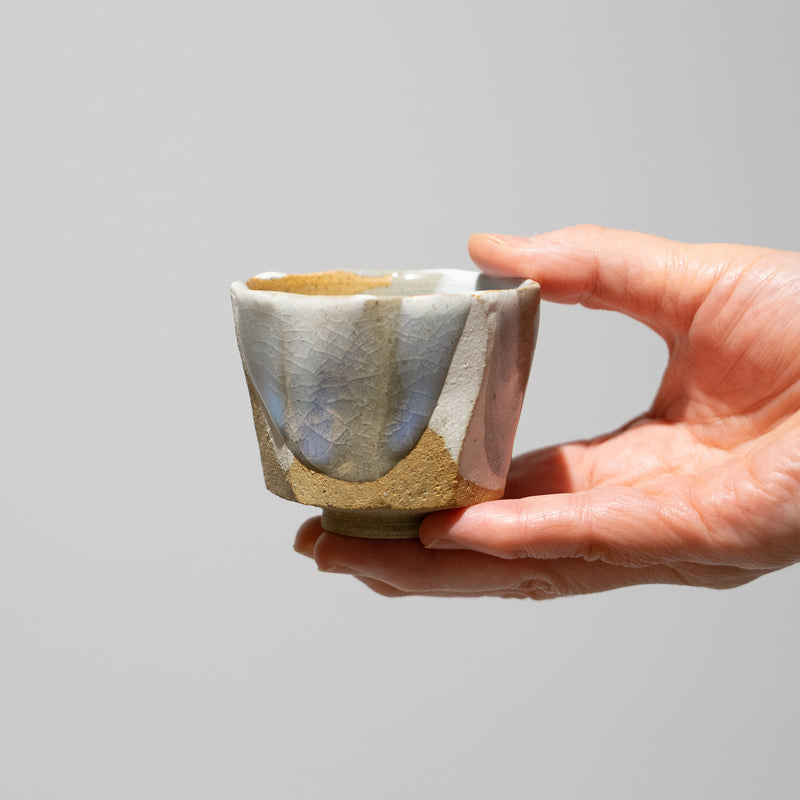 <tc>Hosai Matsubayashi / Sake Cup Geppaku Glaze</tc>