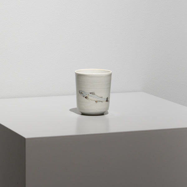 錦ヤマメ 湯呑 B（一点物）