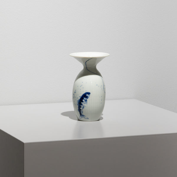 染付 花入れ（一点物）