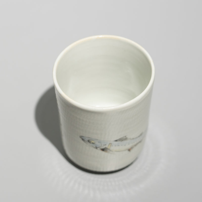 錦ヤマメ 湯呑 B（一点物）