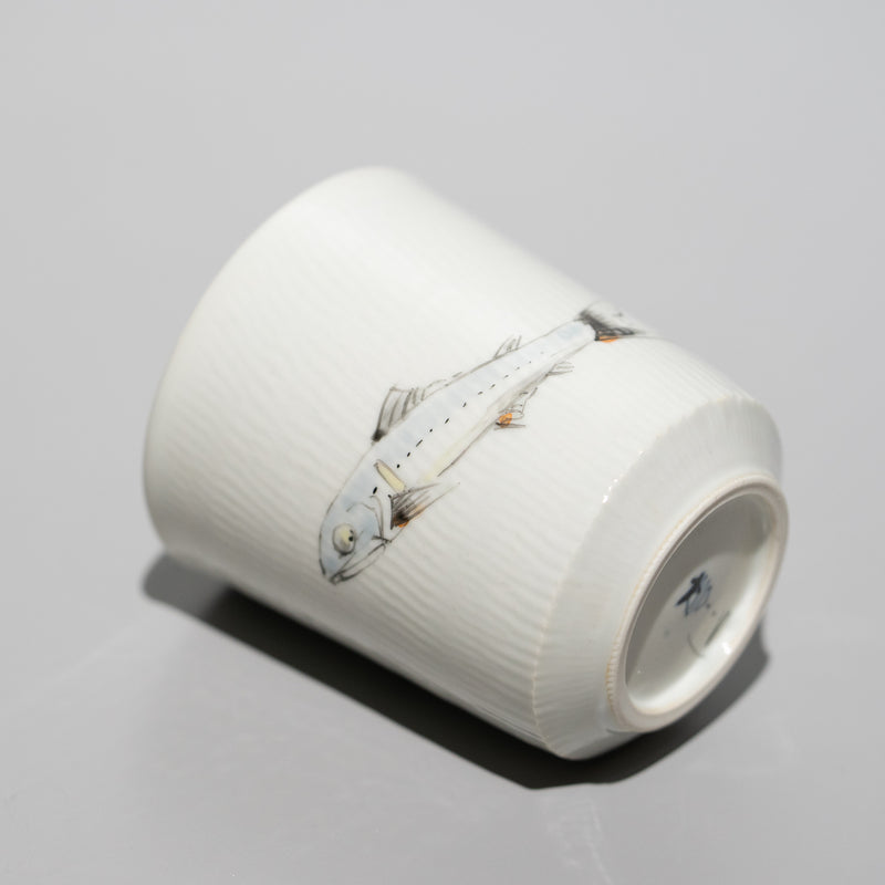 錦ヤマメ 湯呑 B（一点物）