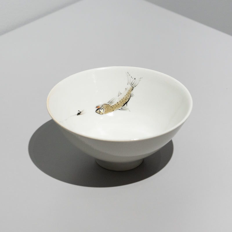 錦ヤマメ 茶碗 B（一点物）