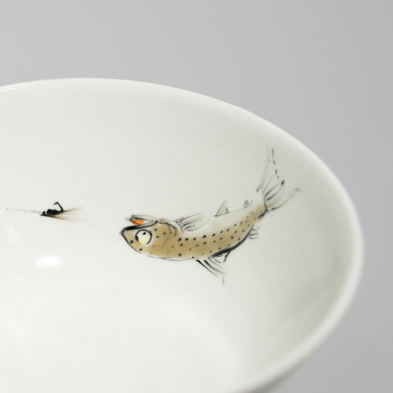 錦ヤマメ 茶碗 B（一点物）